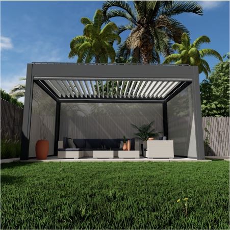 Pergola Against The Wall